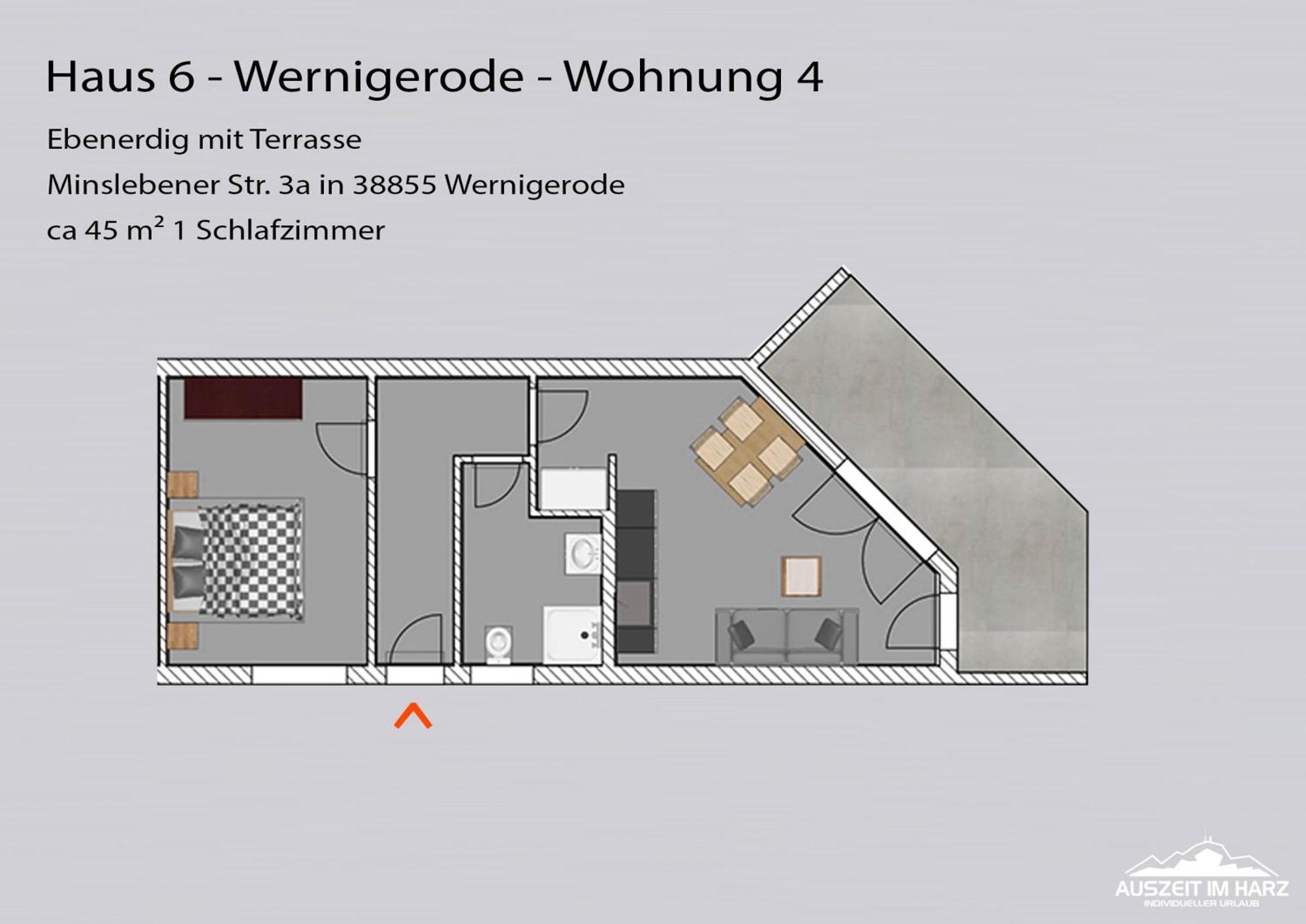 Auszeit-Im-Harz Haus 6 Wohnung 4 ヴェルニゲローデ エクステリア 写真